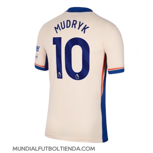 Camiseta Chelsea Mykhailo Mudryk #10 Segunda Equipación Replica 2024-25 mangas cortas